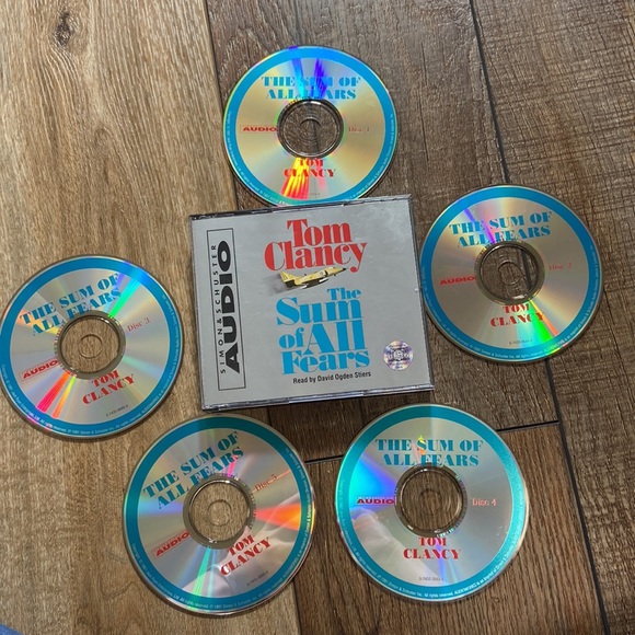 Tom Clancy The Sum of All Fears Audiobook on CD Read by David Ogden Stiers - Picture 3 of 10